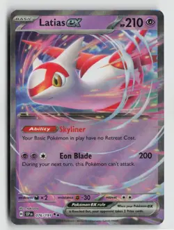 Pokemon - Latias ex - 076/191 SV08: Surging Sparks - Double Rare - NM - Image 1