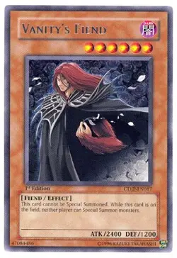 Yugioh - 3x Vanity's Fiend x3 - CDIP-EN017 - Rare - Mix Ed - Yugioh - P - Read - Image 1