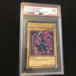 2003 YU-GI-OH! MFC-MAGICIAN'S FORCE 1ST EDITION #058 LUSTER DRAGON PSA 9 - Image 1