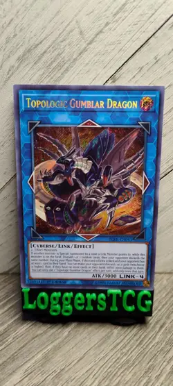 Yu-Gi-Oh! Topologic Gumblar Dragon / BLRR EN043 1st Edition LP - Image 1