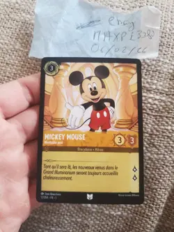 DEMO Mickey LORCANA Card - Demo - Disney - Very Rare - Collector - French - Image 1