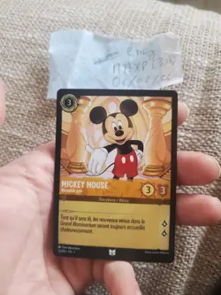 DEMO Mickey LORCANA Card - Demo - Disney - Very Rare - Collector - French - Image 4