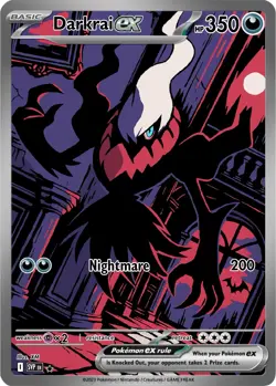 Darkrai Custom Pokemon Card FANMADE HOLO - Image 1
