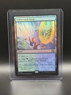 Willowrush Verge FOIL Aetherdrift Magic MTG NM - Image 1