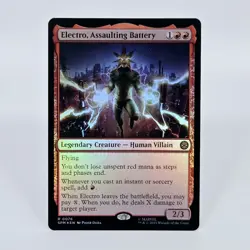 MTG Electro, Assaulting Battery Marvel's Spider-Man Foil 0076 - Image 1