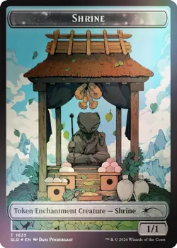 Shrine Token C Rainbow Foil #1835 | SLD 20 Ways to Win Deck| MTG - Image 1