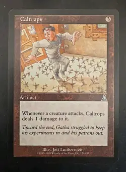 Caltrops Urza's Destiny MTG Regular Lightly Played - Image 1