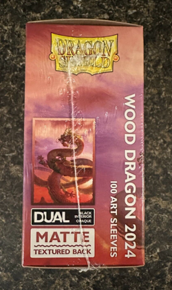 Dragon Shield Wood Dragon 2024 - Matte Dual Art Sleeves - Standard Size - 100ct - Image 3