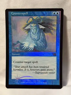MTG Counterspell Mercadian Masques #69 Foil 1999 excellent - Image 2