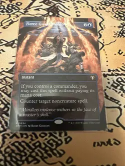 Fierce Guardianship (Borderless) Commander Masters Regular - Image 1