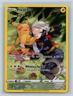 Pokemon TCG Pikachu TG05/TG30 Holo Rare Lost Origin Trainer Gallery - Image 1