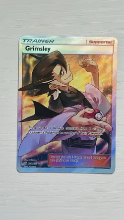 Grimsley (Full Art) - 234/236 Sun & Moon Unified Minds Ultra Rare - NM - POKEMON - Image 1