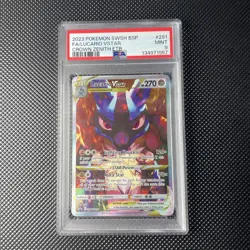 Pokemon TCG Lucario VSTAR SWSH291 Crown Zenith Promo PSA Mint 9 - Image 1