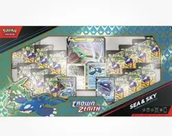 Lot Of 2 Pokemon TCG Crown Zenith Sea and Sky Premium Collection Box Sealed New! - Image 1