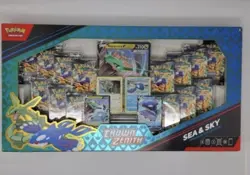Lot Of 2 Pokemon TCG Crown Zenith Sea and Sky Premium Collection Box Sealed New! - Image 3