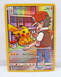 Pokemon Pikachu 241/236 Alt Art Secret Rare Cosmic Eclipse Sun & Moon - Image 1