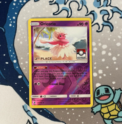 Oricorio 55/145 3rd Place Pokemon League Promo Sun & Moon Pokemon Card NM - Image 1