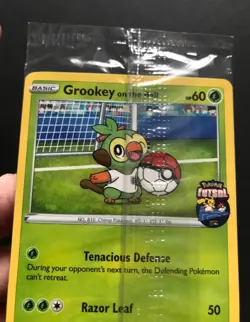 Grookey On The Ball 003/005 Futsal Pokemon Card PROMO UK Exclusive NEW SEALED - Image 3