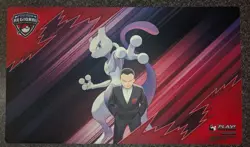 Pokemon Regional Championships Frankfurt Playmat - Team Rocket Giovanni & Mewtwo - Image 1