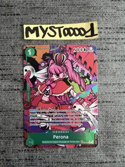 Carte One Piece Perona OP09-034 Treasure Rare Royal Blood Francais - Image 1