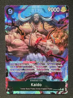 ONE PIECE TCG CARD - Kaido (OP08-079) (V.2)ALT NEAR MINT English - Image 1