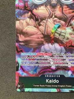 ONE PIECE TCG CARD - Kaido (OP08-079) (V.2)ALT NEAR MINT English - Image 5