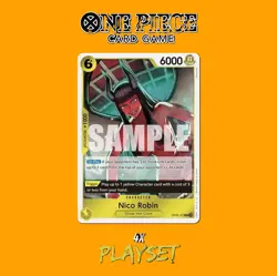 One Piece Card Nico Robin OP09-107 Playset 4x Rare Emperors in the New World - Image 1