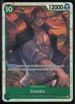 Shanks (028) OP13-028 Carrying On His Will Super Rare One Piece - Image 1