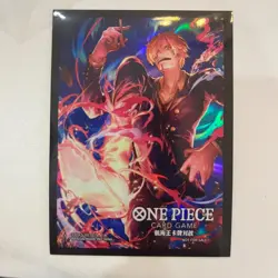 One Piece Card Game Chinese Sanji Limited 10 Card Sleeves Exclusive Sealed NEW - Image 1