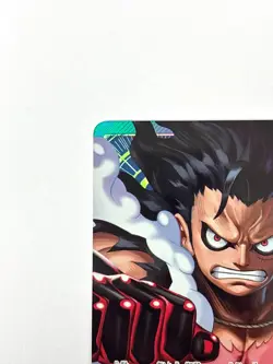 One Piece Card Monkey D Luffy OP11-040 Leader (Par) A Fist of Divine Speed JAPAN - Image 2