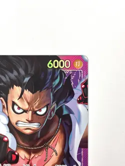 One Piece Card Monkey D Luffy OP11-040 Leader (Par) A Fist of Divine Speed JAPAN - Image 3