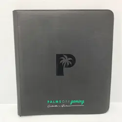Black Palms Off 12 Pocket Binder - Pokemon - One Piece Card - Image 1