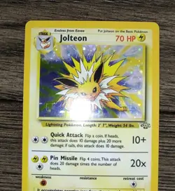 Jungle Jolteon 4/64 Holo Rare Pokemon Card NM - Image 2