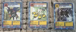 Digimon Cards 1999. Metalgreymon Gold Letter Card, Holos + 1st Editions - Image 1