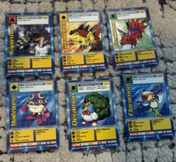 Digimon Cards 1999. Metalgreymon Gold Letter Card, Holos + 1st Editions - Image 5