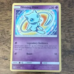 Pokemon Shining Mew Shining Legends 40/73 Shiny Holo Rare Card - Image 1
