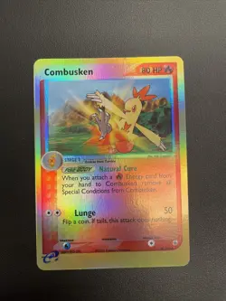 Pokemon Combusken 28/109 Reverse HOLO Pokemon Card - Image 1