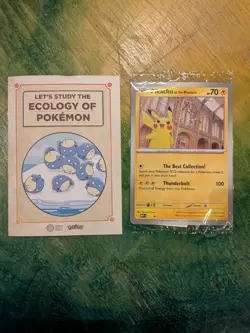 Pokemon x Natural History Museum: Pikachu at the Museum - Promo Card - Sealed - Image 1
