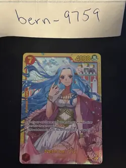 Nefeltari Vivi OP04-118 SEC - One Piece TCG - English Card Near-Mint Secret Rare - Image 1