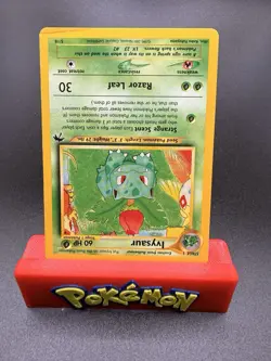 Pokemon Ivysaur Card 5/18 Southern Islands Vintage Set MP Condition - Image 2