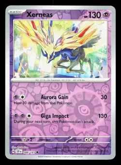 Xerneas 088/191 Surging Sparks NM Reverse Holo Pokemon Card TCG - Image 1