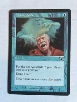 MTG Mental Note Judgment Regular Common Card 46/143 Magic The Gathering - Image 1