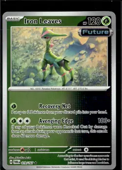 Pokemon Iron Leaves 019/167 Twilight Masquerade Reverse Holo Rare 5 Card Lot - Image 1