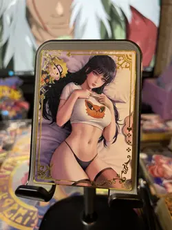 Goddess Story Metal Card Rare Waifu Anime Naruto Hinata - Image 1