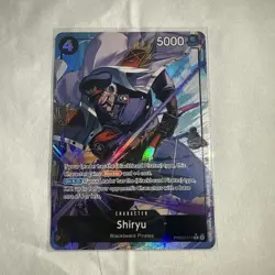 One Piece CCG Shiryu Rare Alt Foil Card PRB02-015 NM - Image 1