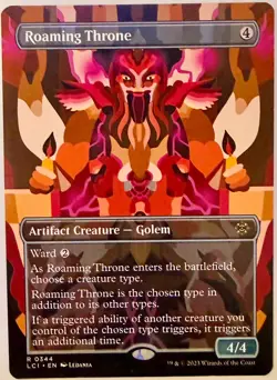 Magic The Gathering, Borderless, Roaming Throne, Lost Caverns of Ixalan, LCI - Image 1