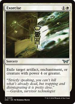 x4 Exorcise DSK Duskmourn MTG 8 UNCOMMON M/NM 4x - Image 1