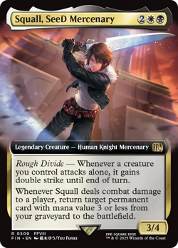 Squall, SeeD Mercenary (REGULAR) x1 - MTG Final Fantasy FIN #509 - Image 1