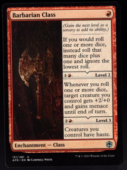 Barbarian Class 131/281 Uncommon Non Foil Forgotten Realms Magic TCG NM - Image 1