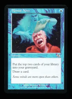 * * 1x Mental Note x1 * * Judgment MTG NM Near Mint or Close - Image 1